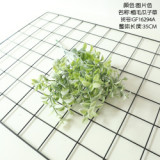 Wholesale eucalyptus with grass simulation flower wholesale fake flower wedding decoration planting wool melon seed grass