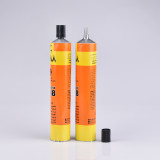 100ml hand cream aluminum tube Empty Aluminum Cosmetic Packaging with Octagonal cap wholesale