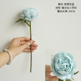 Night rose simulation flower manufacturer home decoration wedding holding flower wall single head small tea rose