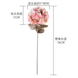 Imitation flower manufacturer home decoration cross-border wedding artificial snow spraying Christmas Hydrangea