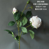Rose single branch foreign trade simulation flower manufacturer family decoration wedding handhold flower road guide flower