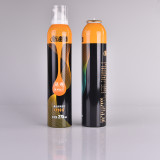 Custom Design aluminum aerosol can ensuous Body Lotion with cover 250ml 500ml compitt prophyl aerosol