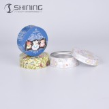 50ml Customized Personal Care Aluminum Cosmetic Use Custom Round Spice Small Mint Metal Lip Balm Tin