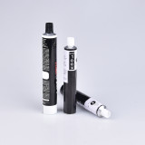 Shining aluminium cosmetic tube toothpaste packaging Aluminum soft tube empty lip balm aluminum squeeze tube