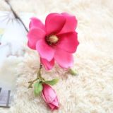 Small fresh artificial flower foreign trade flower arrangement family decoration wedding single branch Magnolia