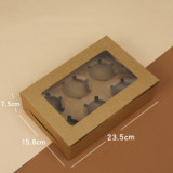 Wholesale Paper Cake Package Box With Window Wedding Cookie Box Kid Gift Box
