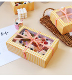 Wholesale Paper Cake Package Box With Window Wedding Cookie Box Kid Gift Box