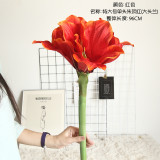 And hoof lotus simulation flower manufacturer family decoration wedding holding flower road leading flower Zhuding red