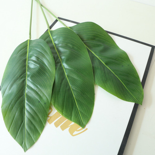 2021Simulated flower home decoration manufacturer cross border wedding wholesale Canna leaves