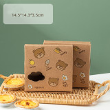 Egg tart Paper Box Gift Box Packaging West Dessert Cookie Box