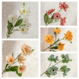 Simulated flower home decoration cross border wedding wholesale artificial flower single wheel flower wheel wind Chrysanthemum
