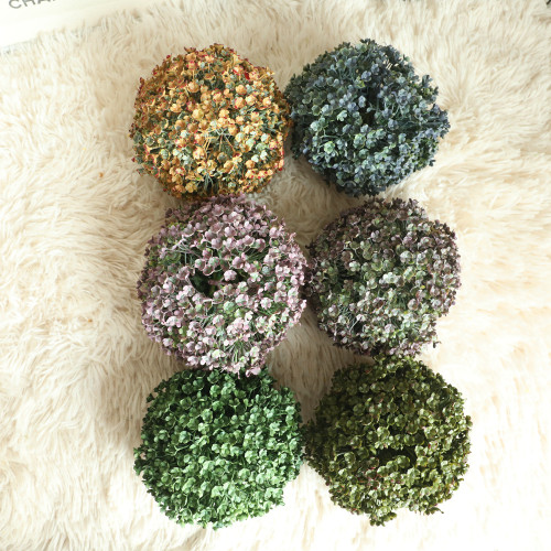 2021Simulated flower manufacturers' home decoration wedding holding flowers and hanging grass balls
