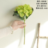 Wholesale simulation flower export wedding road home decoration artificial flower home decoration short branch Hydrangea