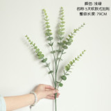 2021Eucalyptus single branch imitation flower manufacturer family decoration wedding handhold flower wall plant wall