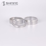 100ml Customized Personal Care Alu Cosmetic Use With   Big Screw Jar Container Slid Lid Aluminum Jars