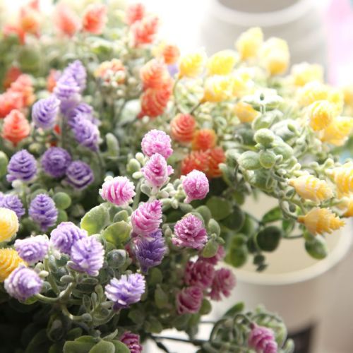 Manufacturer small fresh grass foreign trade simulation flower wholesale pastoral wedding family decoration Milan Bayberry