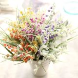 Manufacturer small fresh grass foreign trade simulation flower wholesale pastoral wedding family decoration small hanging clock