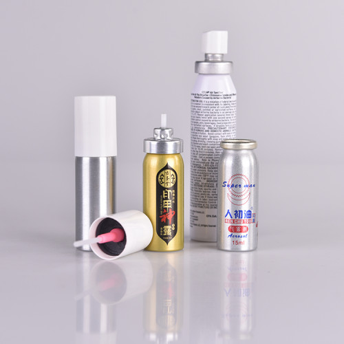 Custom Design aluminum aerosol can ensuous Body Lotion with cover 250ml 500ml compitt prophyl aerosol