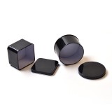 Wholesale high quality Advanced tinplate black packaging gift tin box