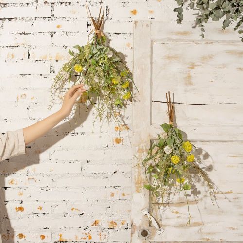 Manufacturer green plant wholesale wedding decoration simulation flower cross-border Clematis with branches