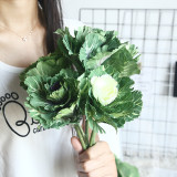 Cabbage imitation flower manufacturer family decoration wedding holding flower wall plant wall olive vegetable
