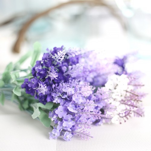 2021Artificial flower wall road guide simulation flower wholesale foreign trade wedding decoration 10 Lavender