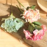 Wholesale simulation flower export wedding road home decoration artificial flower home decoration short branch Hydrangea