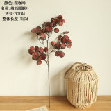 2021Imitation flower manufacturer wedding holding flowers rose wall home decoration round copper leaf