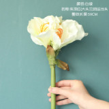 Imitation flower manufacturer fake flower wedding decorations ins wind cross border green plant wholesale Zhuding red