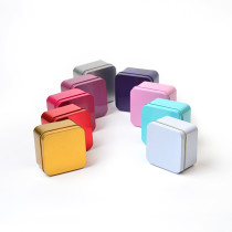 Factory Custom 65x65 mm color print square metal tin box