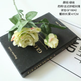 Manufacturers wholesale holding flowers single simulation flowers foreign trade family decoration wedding Jenny roses