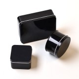 Wholesale high quality Advanced tinplate black packaging gift tin box