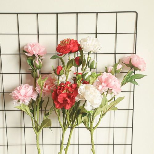 2021Green plant wholesale decoration wedding simulation Flower 5 peonies