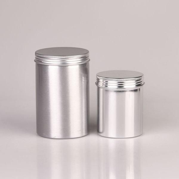 custom colorful coffee tin cans 500ml aluminium jar wholesale rose gold white black paint can