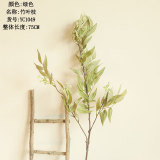 2021Home wedding decoration hand held flower imitation flower rose wall bamboo leaf branch
