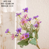 Chrysanthemum oil painting Ono simulation flower green plant wholesale wedding decorations