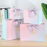 Custom Print Clothes Bag Gift Kid's Bag Paper Bag Manufacturer Custom Logo Packaging For Jewerly