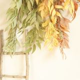 2021Home wedding decoration hand held flower imitation flower rose wall bamboo leaf branch