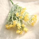 Wholesale small fresh grass foreign trade simulation flower pastoral wedding family decoration Milan ball flower