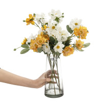 Simulated flower home decoration cross border wedding wholesale artificial flower single wheel flower wheel wind Chrysanthemum