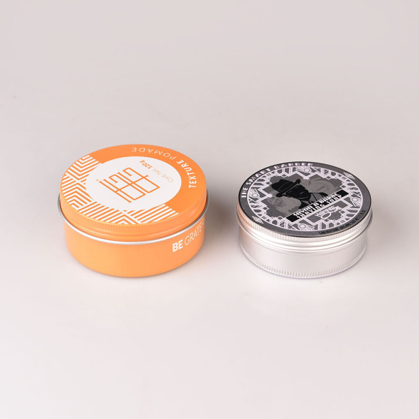 best durable aluminum cans  Wholesale Hair Extension 5g/10g/15g/20g printing round small gold tin jar