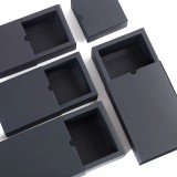 Luxury Gold Kraft Paper Box Custom Logo Silver Tea Bags Package Drawer Paper Christmas Gift Box
