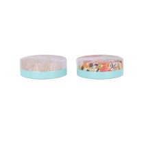 Customized Face Cream Use Cosmetic Hair Gel Wax Jar 50ml Black Aluminum Tin