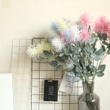Wedding simulation flower manufacturer home decoration wedding holding flower road lead flower sea urchin thorn ball