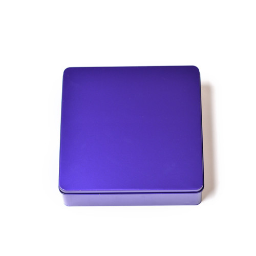 Custom Square Shaped Food Packaging Tin Box For Cookie Chocolate