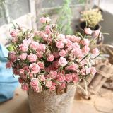 2021Simulated flower manufacturer's family decoration wedding holding flower road leading flower wall plant PE rose