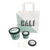 Custom printed biodegradable 16oz eco friendly takeaway disposable frozen ice cream bowl with lid
