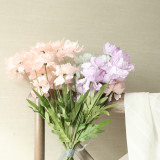 2021Manufacturers wholesale home decoration wedding hand held flower simulation flower 4 rhododendrons