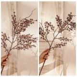 2021Home decoration simulation flower manufacturer cross border wedding wholesale dried winter green fruit