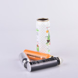 antiperspirant 215ml 300ml 400ml cosmetic empty aluminum bullet aerosol can 350ml 500ml